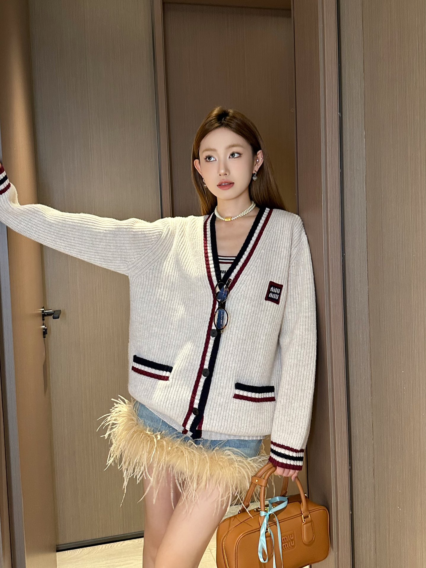 미우미우 여성 가디건 (해외 배송)