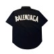 BALENCIAGA 로고 셔츠 블랙 (해외 배송)