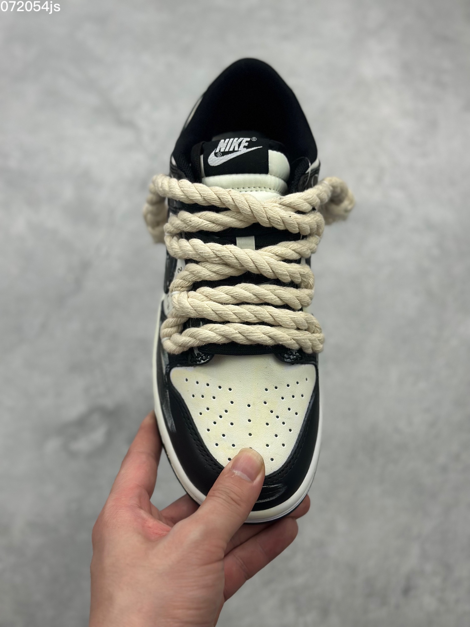 Nike Dunk Low 베이지 마로프 스트랩 커스텀(해외 배송)